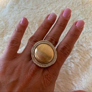 Women’s Brighton Two Tone Swarovski Crystals Ring